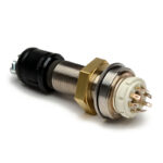 8 Pin Instrument Feedthru, Octal, 1" Bolt
