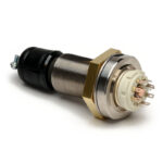 8 Pin Instrument Feedthru, Octal, 1.25" Bolt