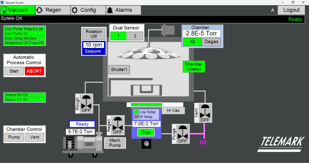 Vacuum System Controller