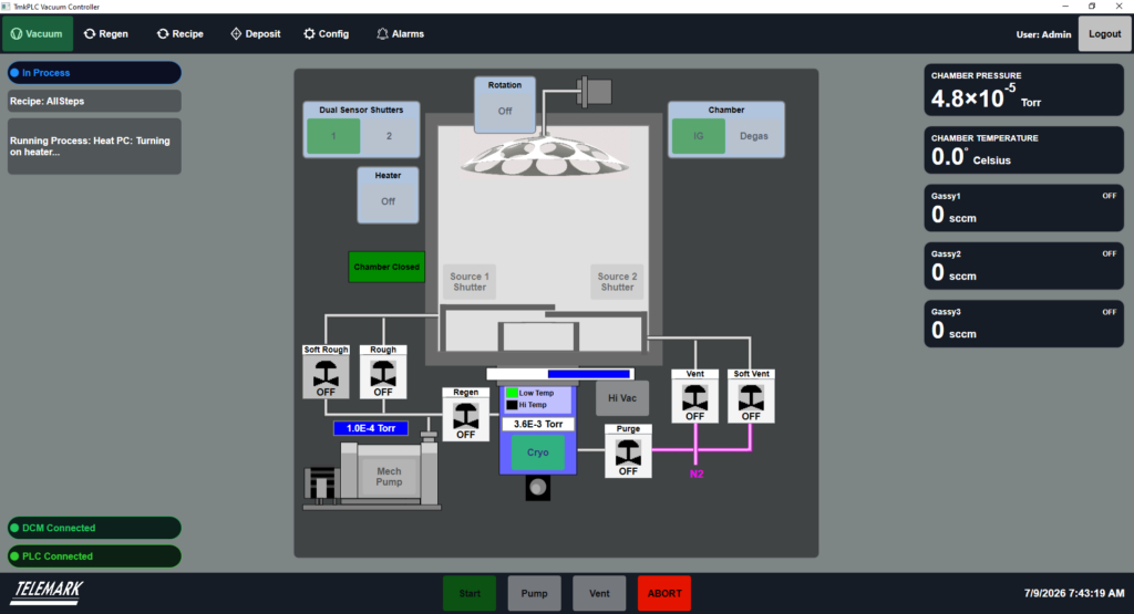 Vacuum System Controller